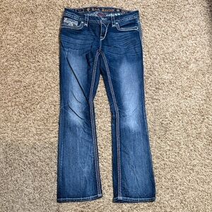Rock Revival Dark Blue Flare Jeans